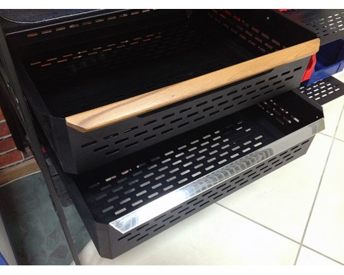 Корзина перфорированная выдвижная 600х510x145