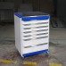 Тумба инструментальная напольная с выдвижными ящиками WS.31.6050.090-140